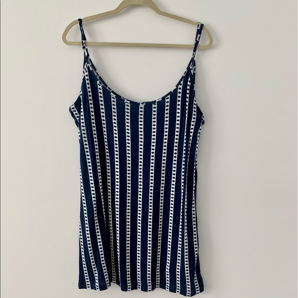 All for color blue and white top size L